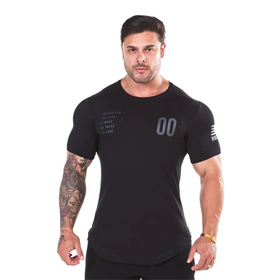 Summer Sports And Leisure Tight-Fitting Short-Sleeved T-Shirt