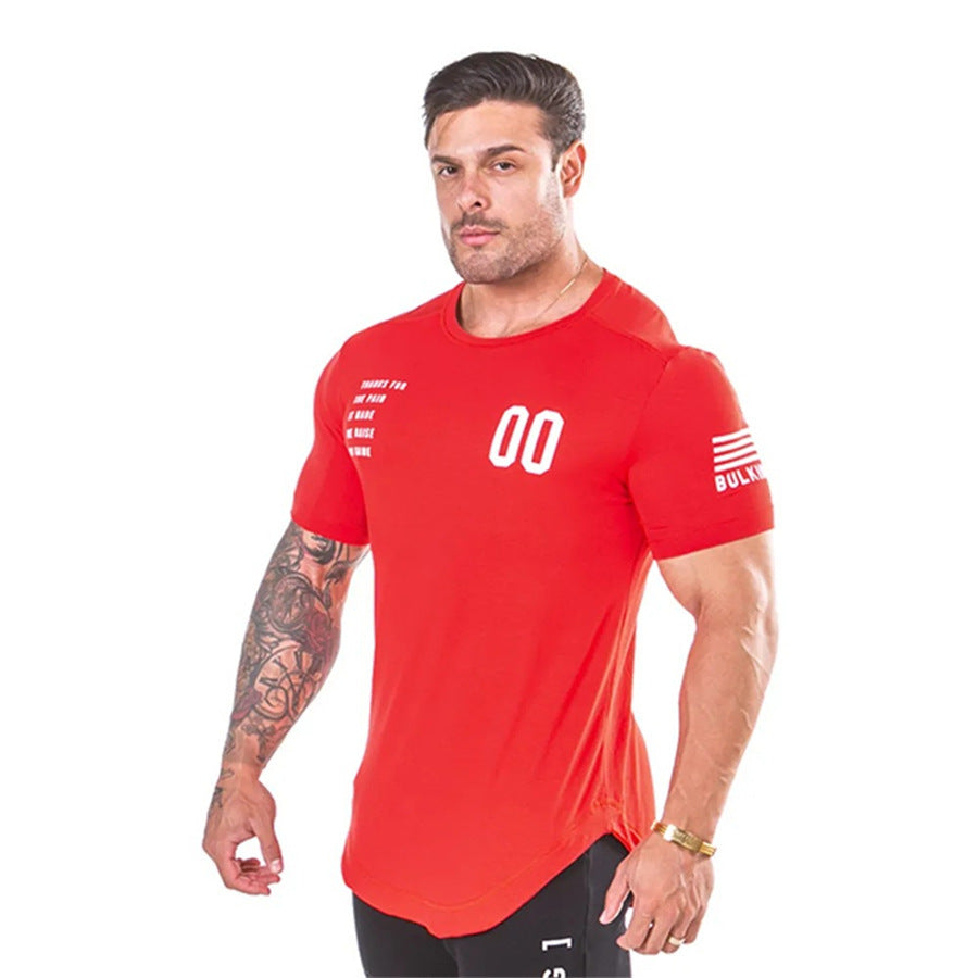 Summer Sports And Leisure Tight-Fitting Short-Sleeved T-Shirt