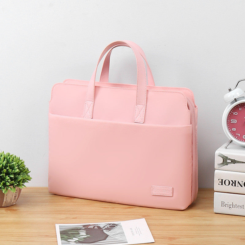 Pure Color Simple Notebook Laptop Bag