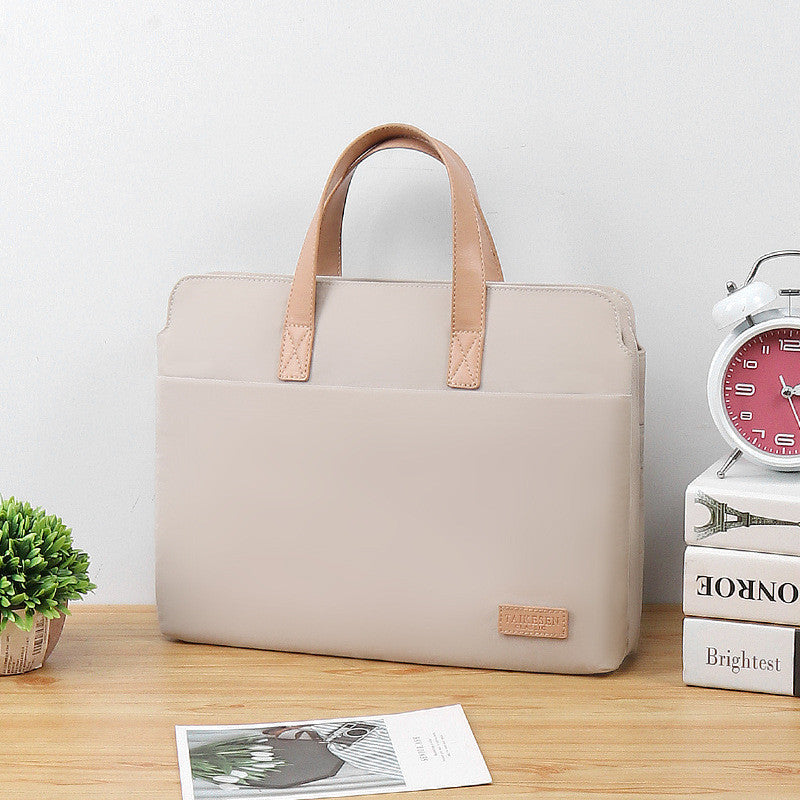 Pure Color Simple Notebook Laptop Bag