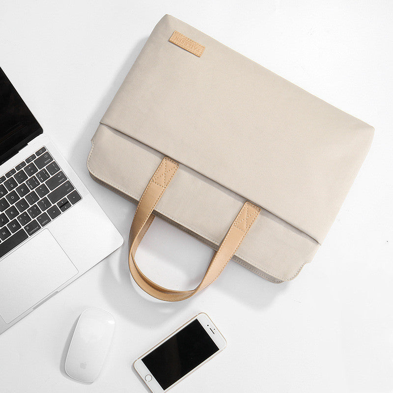 Pure Color Simple Notebook Laptop Bag