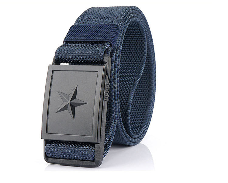 Men's Canvas Belt With Magnetic Buckle Belt