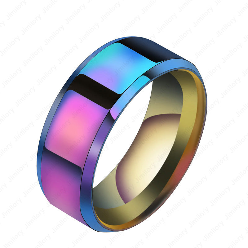 Personality Refers To Niche Rings For Men And Women Stainless Steel Couple Rings