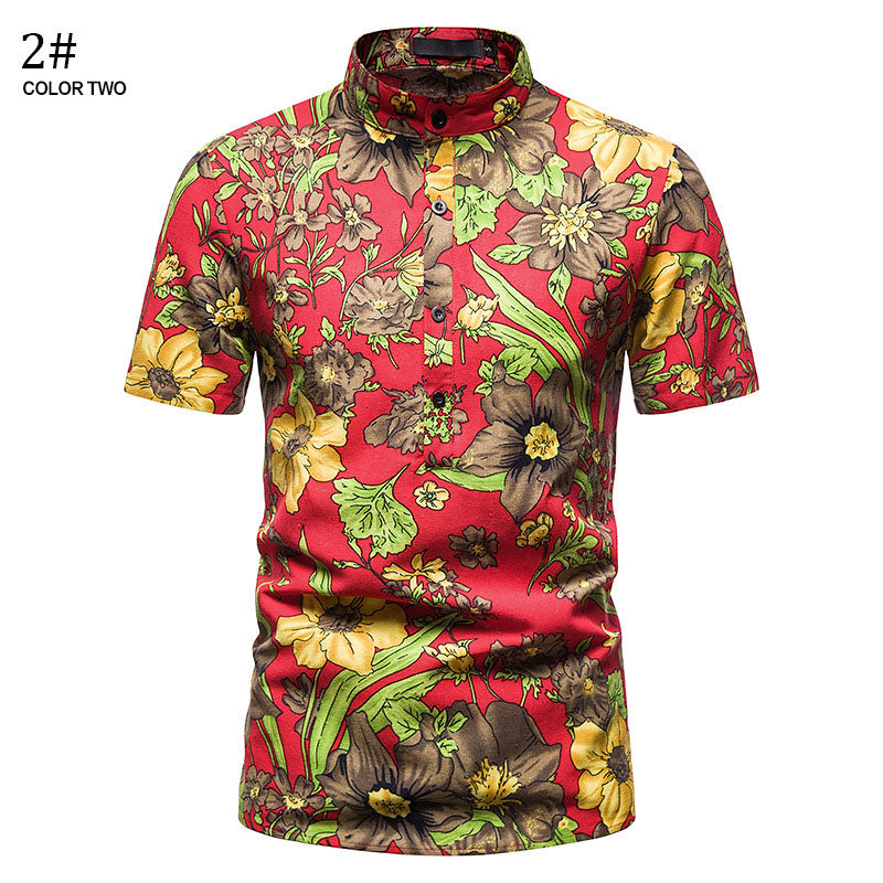 Hawaiian Men's Casual Short Sleeve Shirt