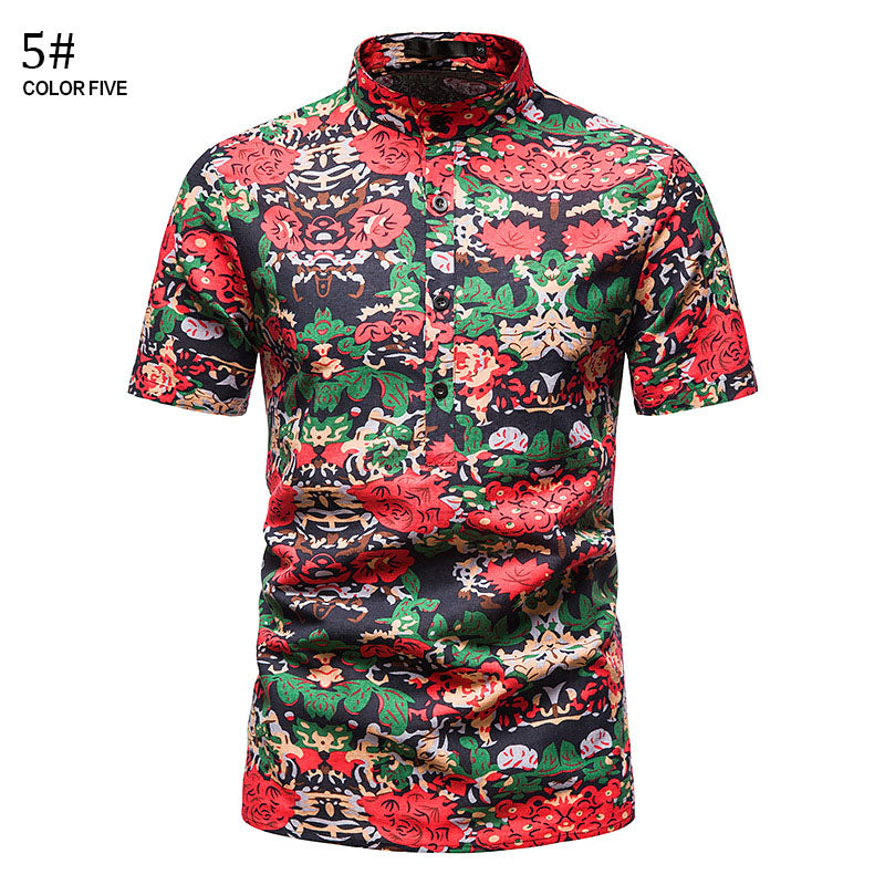 Hawaiian Men's Casual Short Sleeve Shirt