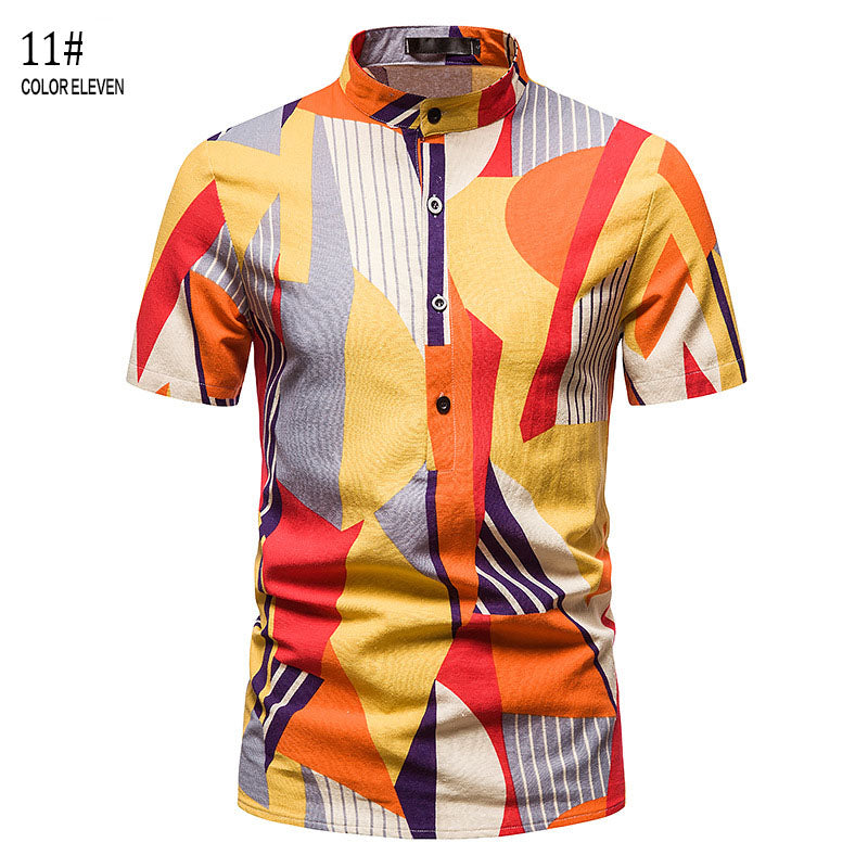 Hawaiian Men's Casual Short Sleeve Shirt