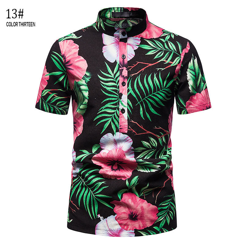 Hawaiian Men's Casual Short Sleeve Shirt