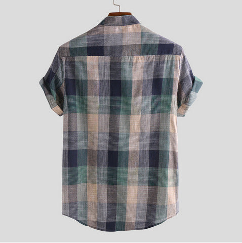 Chinese Stand Collar Casual Loose Shirt