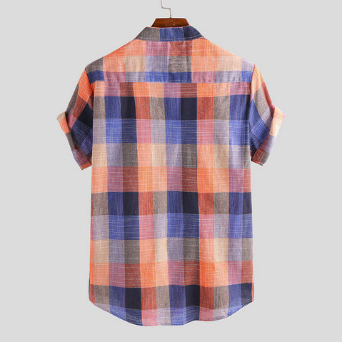 Chinese Stand Collar Casual Loose Shirt