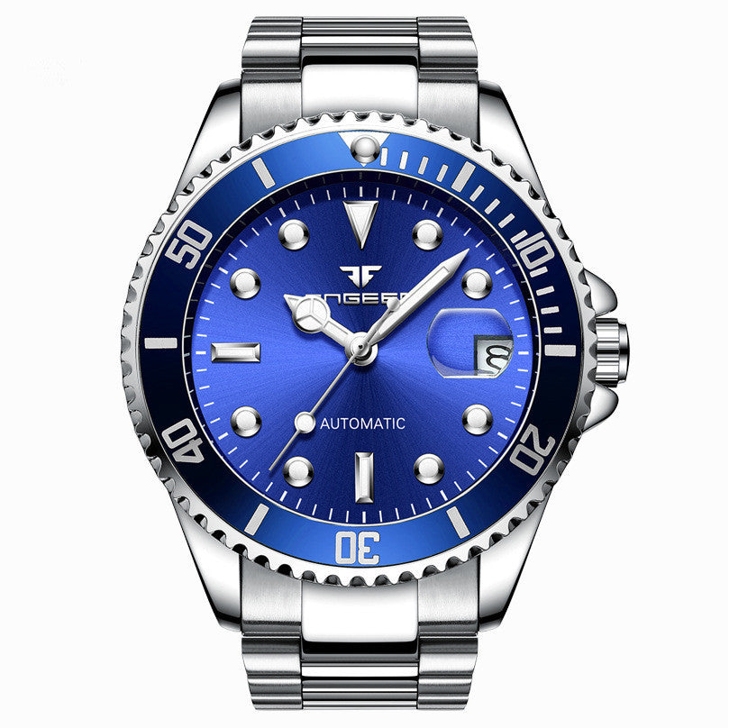 Automatic Blue Luminous Waterproof Mechanical Watch