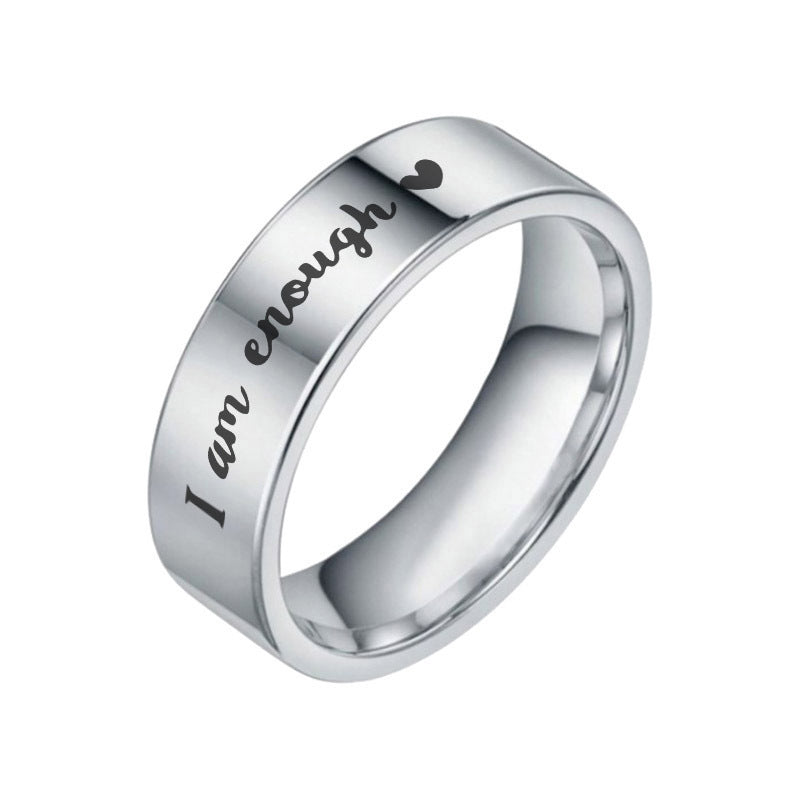 Stainless Steel Men'S And Women'S Rings