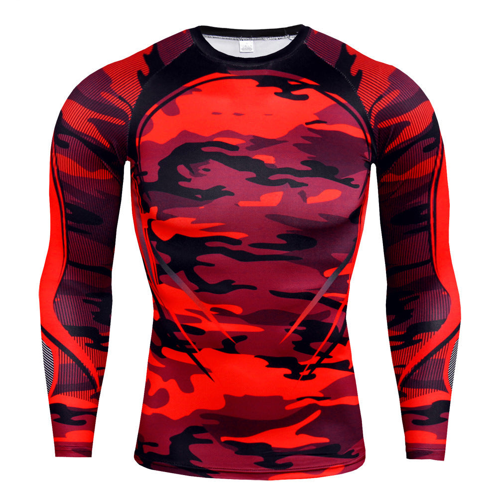 Men's Autumn And Winter T-shirt Bottoming Shirt Slim Round Neck Men's Long-sleeved T-shirt