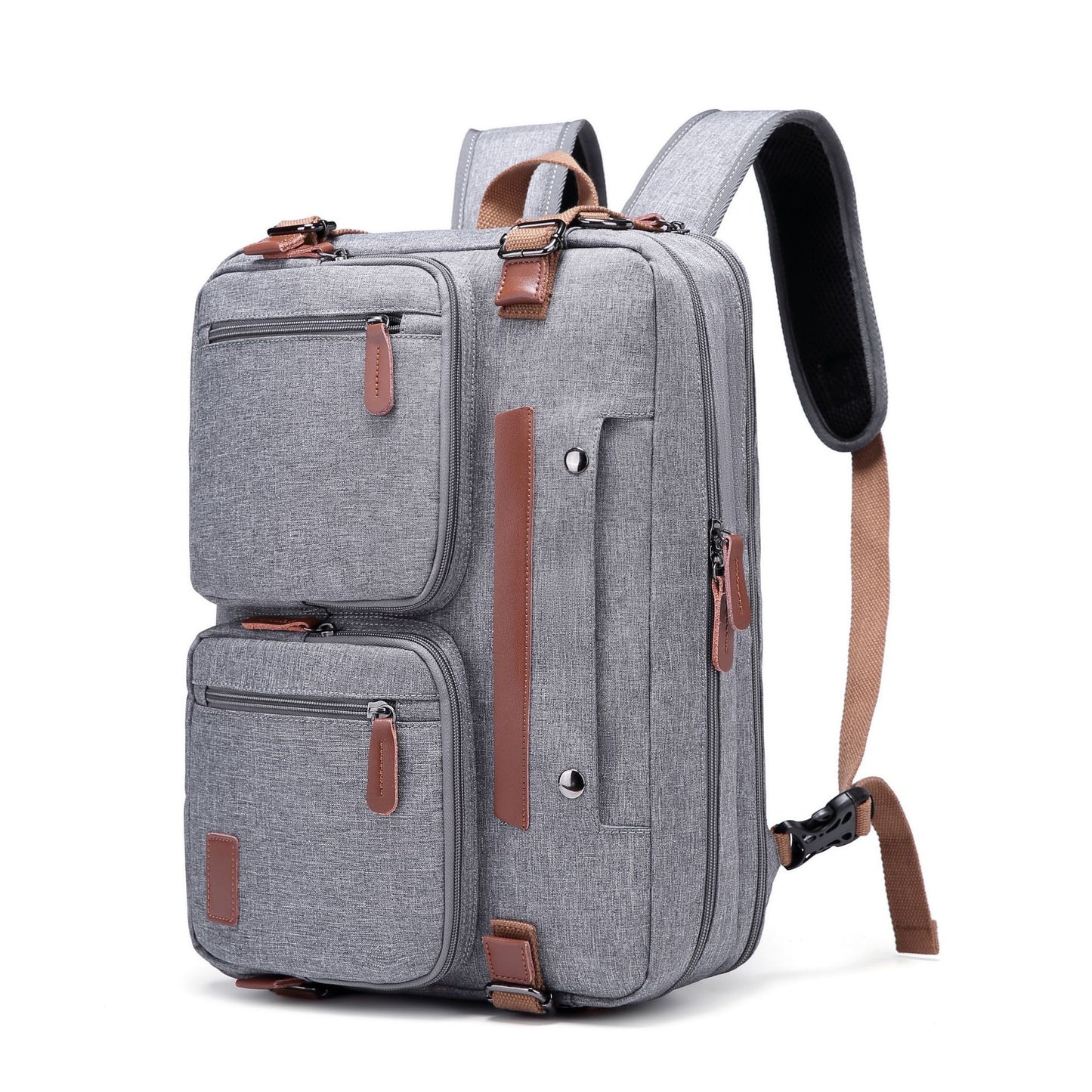 Tote Backpack 15.6 17.3Inch Laptop Backpack Fashion Travel Business Backpack Convertible Nylon Waterproof Student Backpack