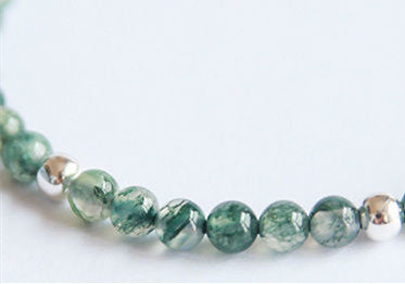 Natural Aquatic Agate Girls' Day Gift Crystal Bracelet