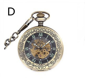 Romaji Hollow Pocket Watch With Gear Parts