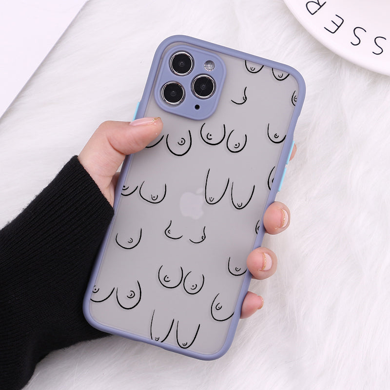 Compatible with Apple , TPU Protective Cover With Fine Pores All Inclusive Skin Feel