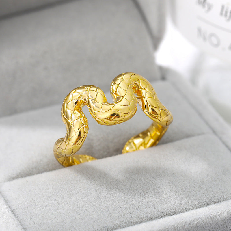 Snake Rings For Men Charms Fashion Personality Stereoscopic