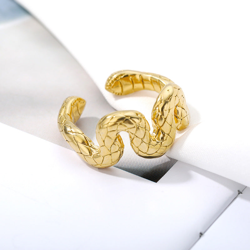 Snake Rings For Men Charms Fashion Personality Stereoscopic