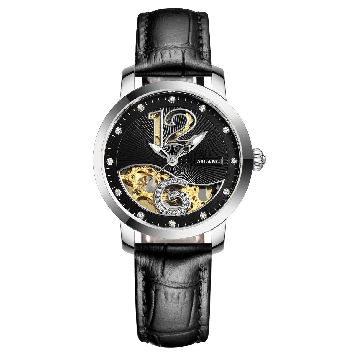 Hollow diamond fashion ladies watch