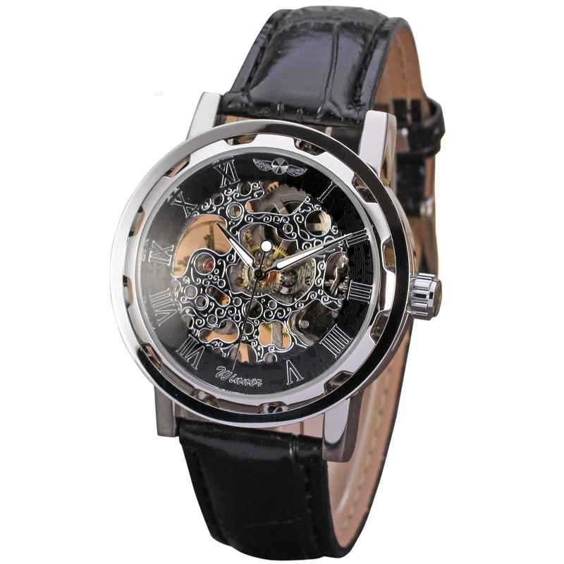 Full hollow men's belt manual mechanical watch