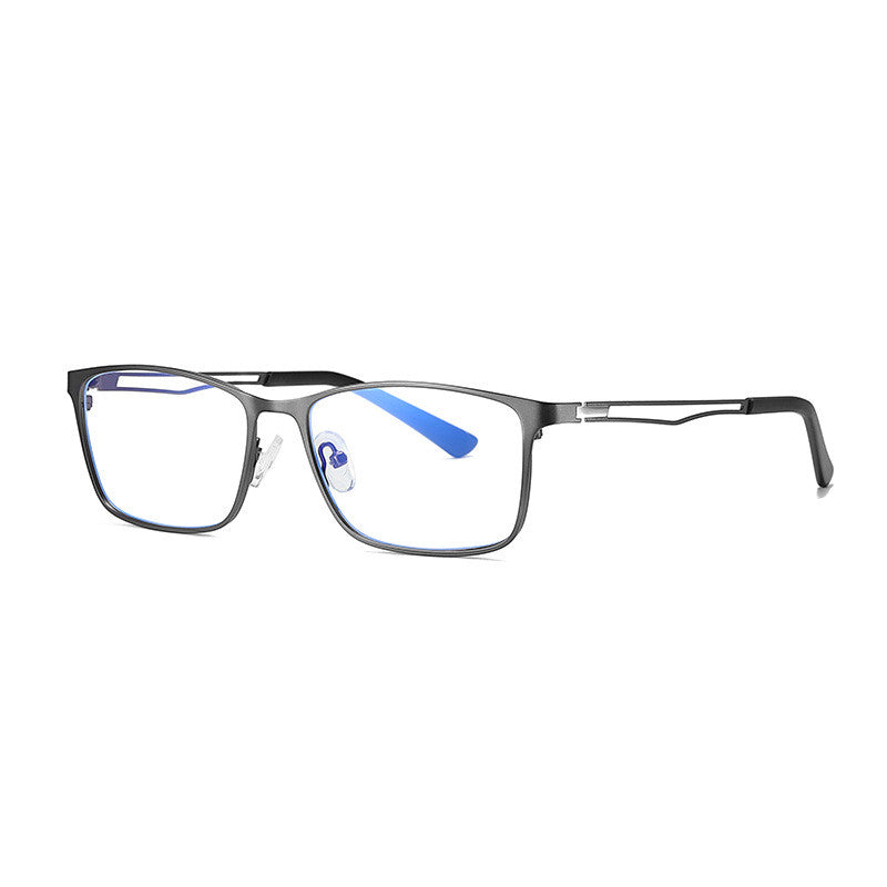 Fashion Glasses Frame Male Metal Anti-Blue Glasses Half Frame Glasses Frame
