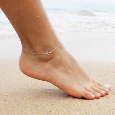 Fashion anklet alloy anchor anklet