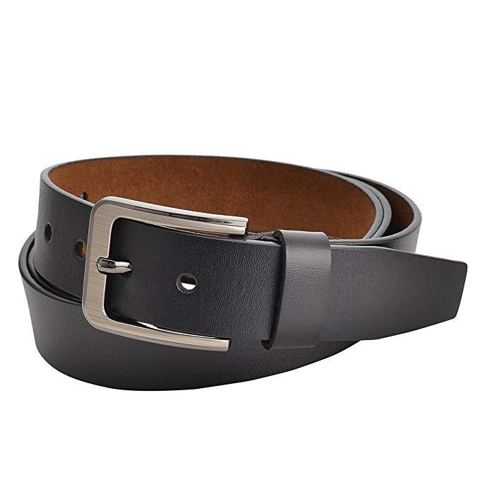 Casual wild two-layer leather belt