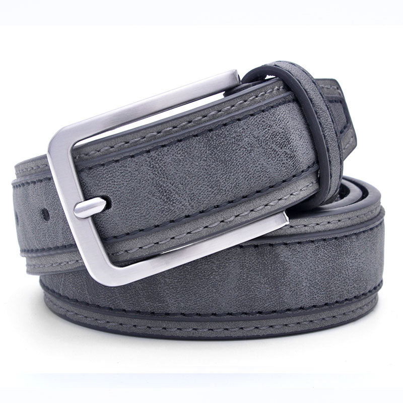 Hot Sale Fashion Casual Belt PU Jeans For Men