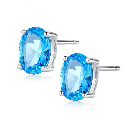 Women's S925 Sterling Silver Stud Earrings