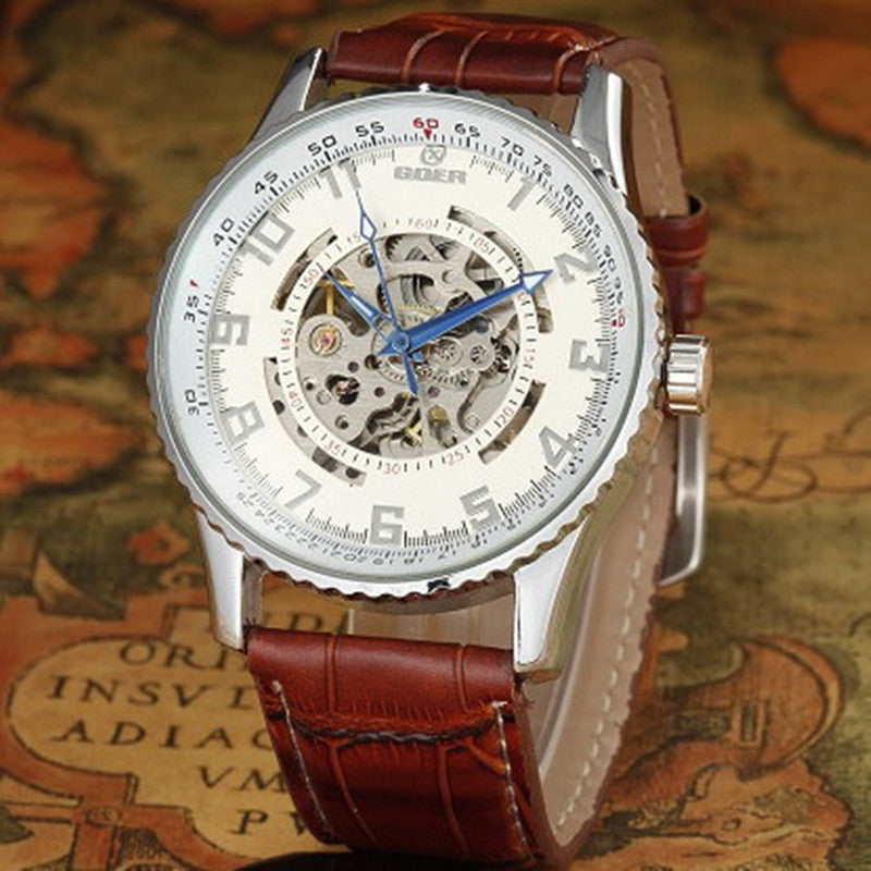 Hollow mechanical watch