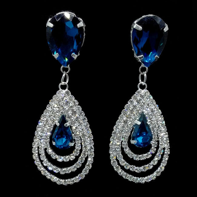 Crystal drop earrings