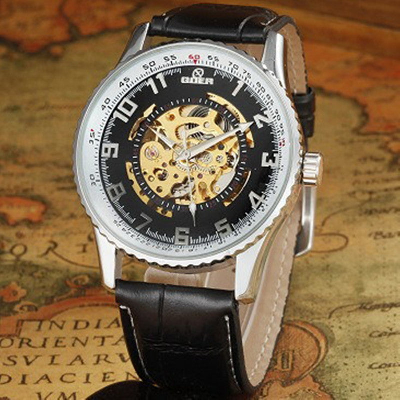 Hollow mechanical watch