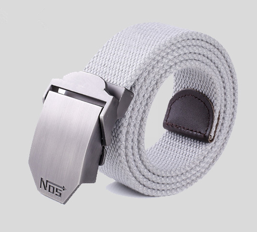 Men's Canvas Belt Thickening custom outdoor tactical belt army fan fat belt belt of young students