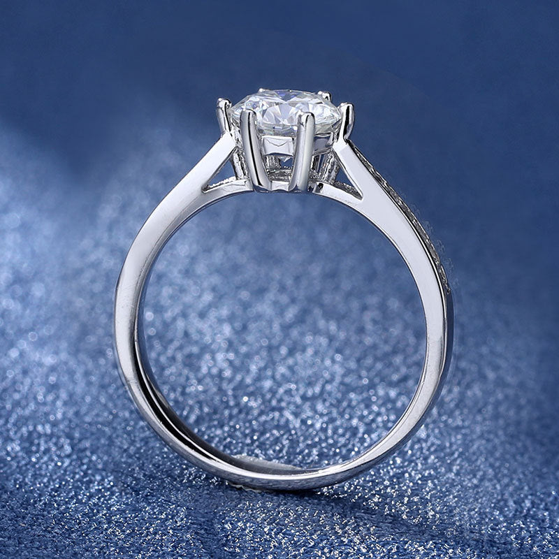Women's Rings Real Gold Diamond Wedding Ring Jewelry