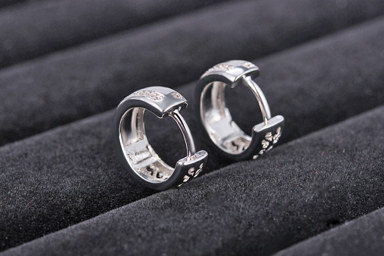 Fashion earrings zircon ear buckles