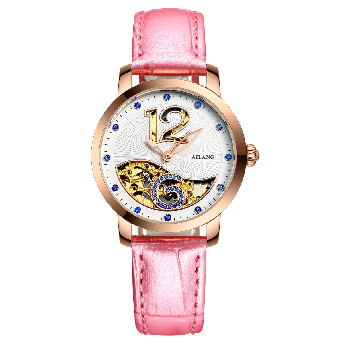 Hollow diamond fashion ladies watch