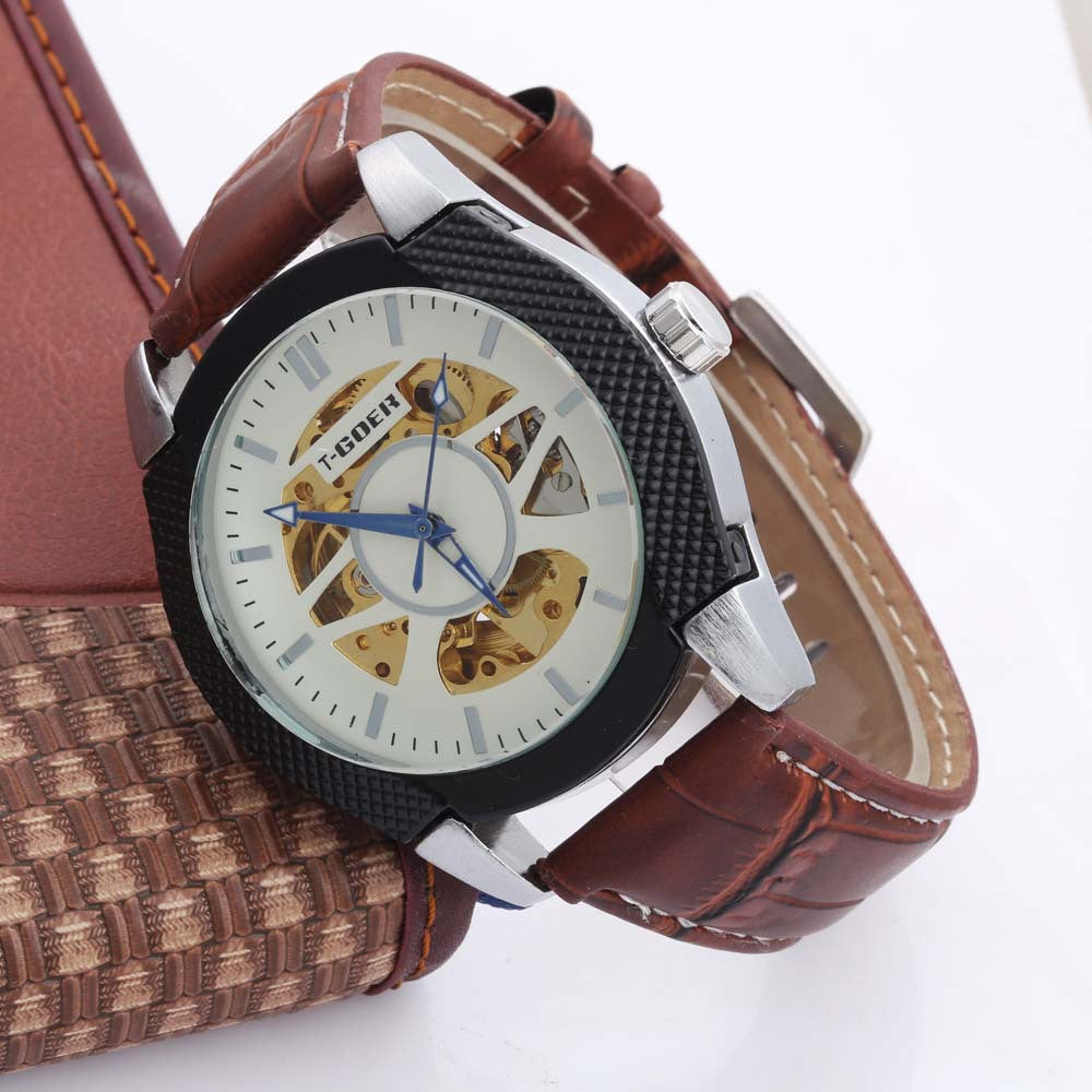 Automatic Mechanical Watch Belt Leisure Sports Luminous Waterproof Watch