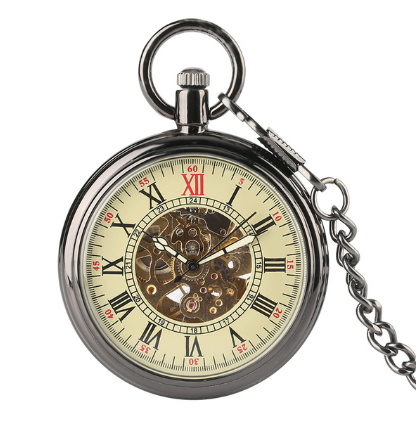 Automatic mechanical pocket watch