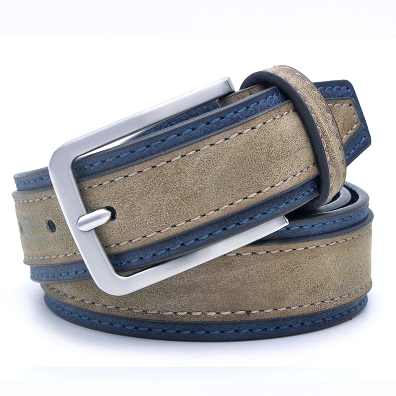 Hot Sale Fashion Casual Belt PU Jeans For Men