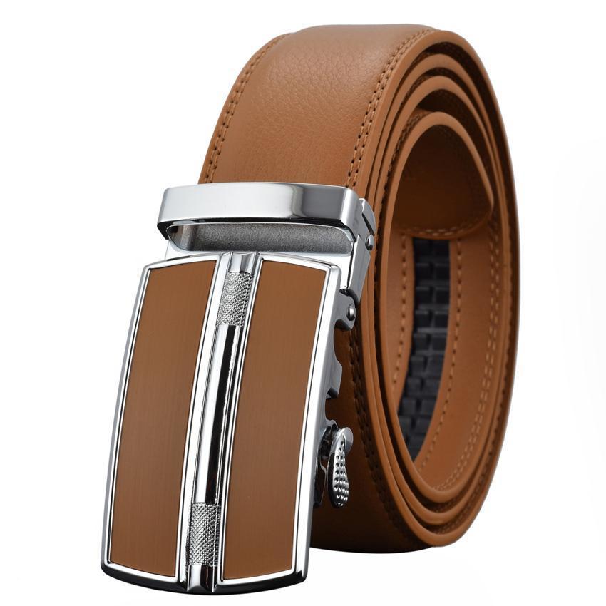 Automatic Buckle Leather Men Belt