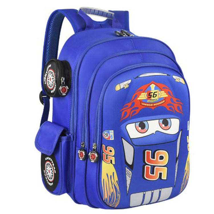 3D Car Child School Backpack