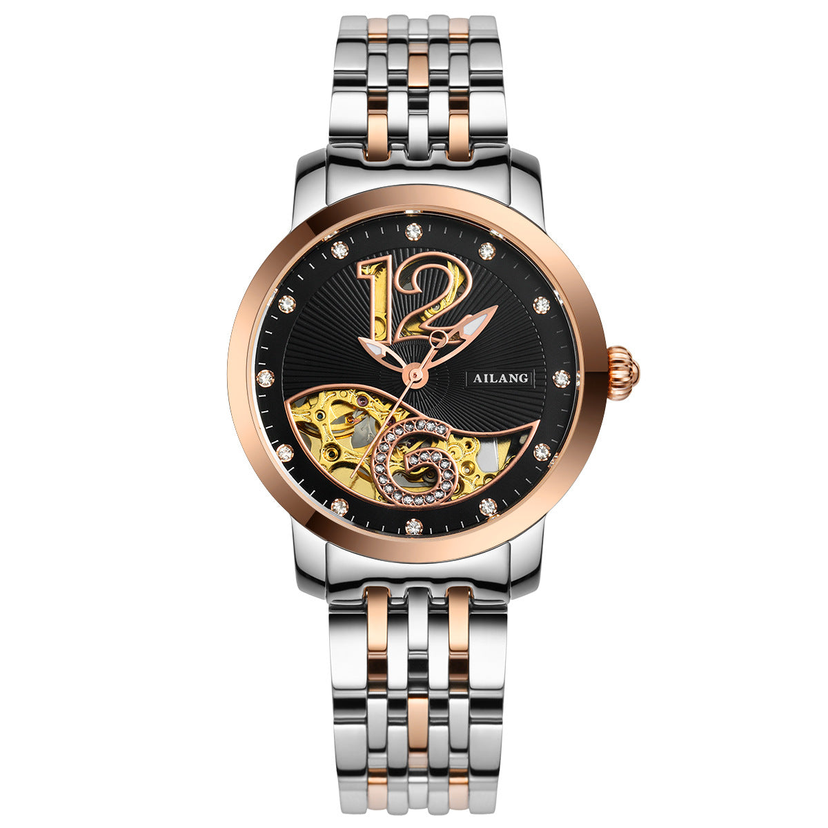 Hollow diamond fashion ladies watch