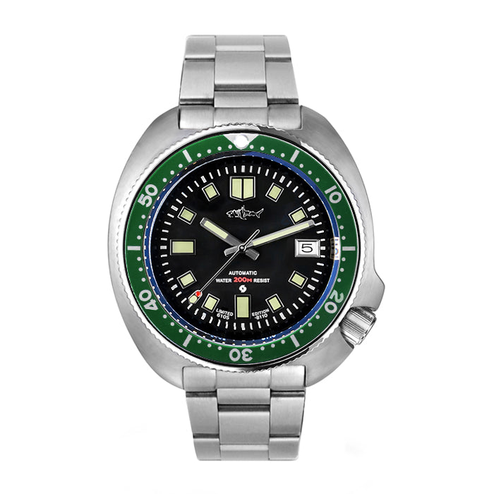 Automatic mechanical steel watch men