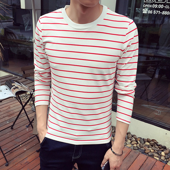 Striped colorblock T-shirt