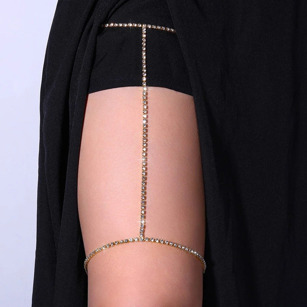 Rhinestone Leg Chain Body Chain Jewelry Simple