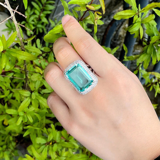 New Creative Rectangular Geometric Ring