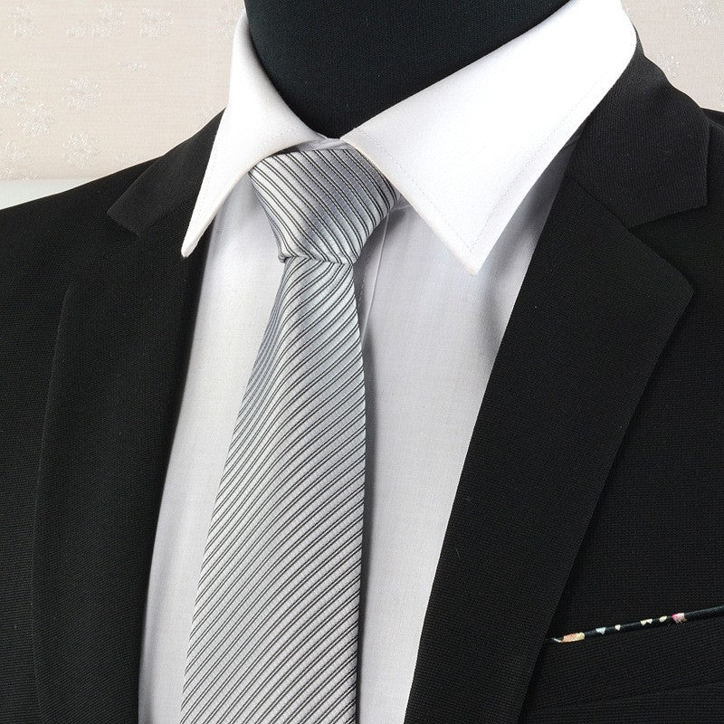 Men's Formal Wear Business British Style Korean Style Black Tie Professional Work Men's Wedding