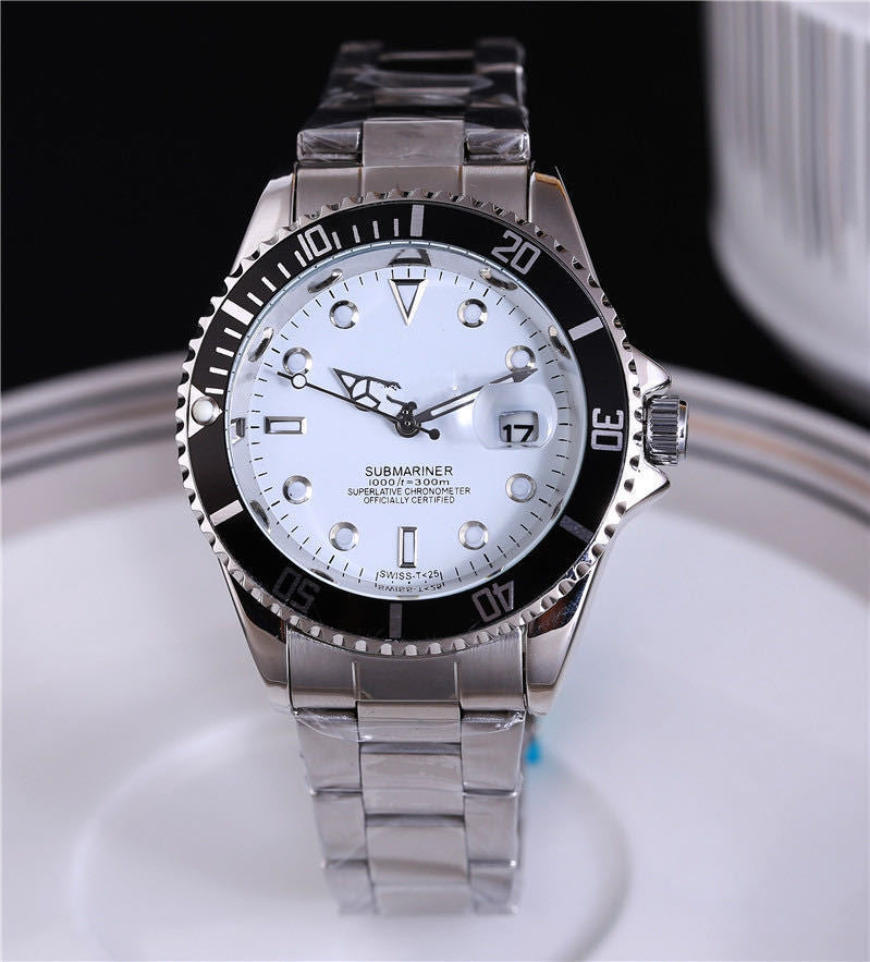 Steel strap fashion watch men's watch steel belt watch