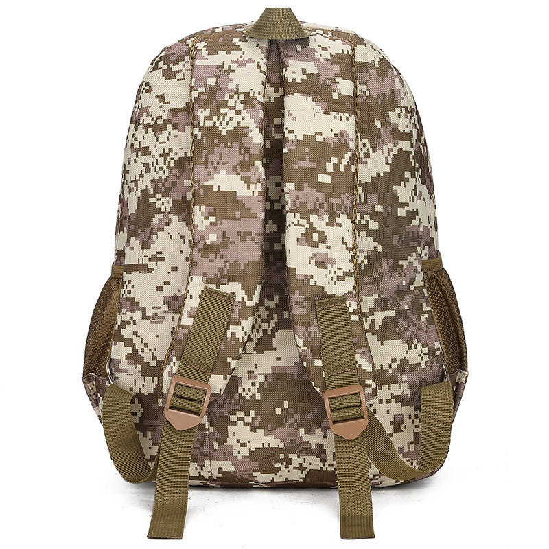 Camouflage Backpack Outdoor Large-capacity Backpack Male And Female Student School Bag