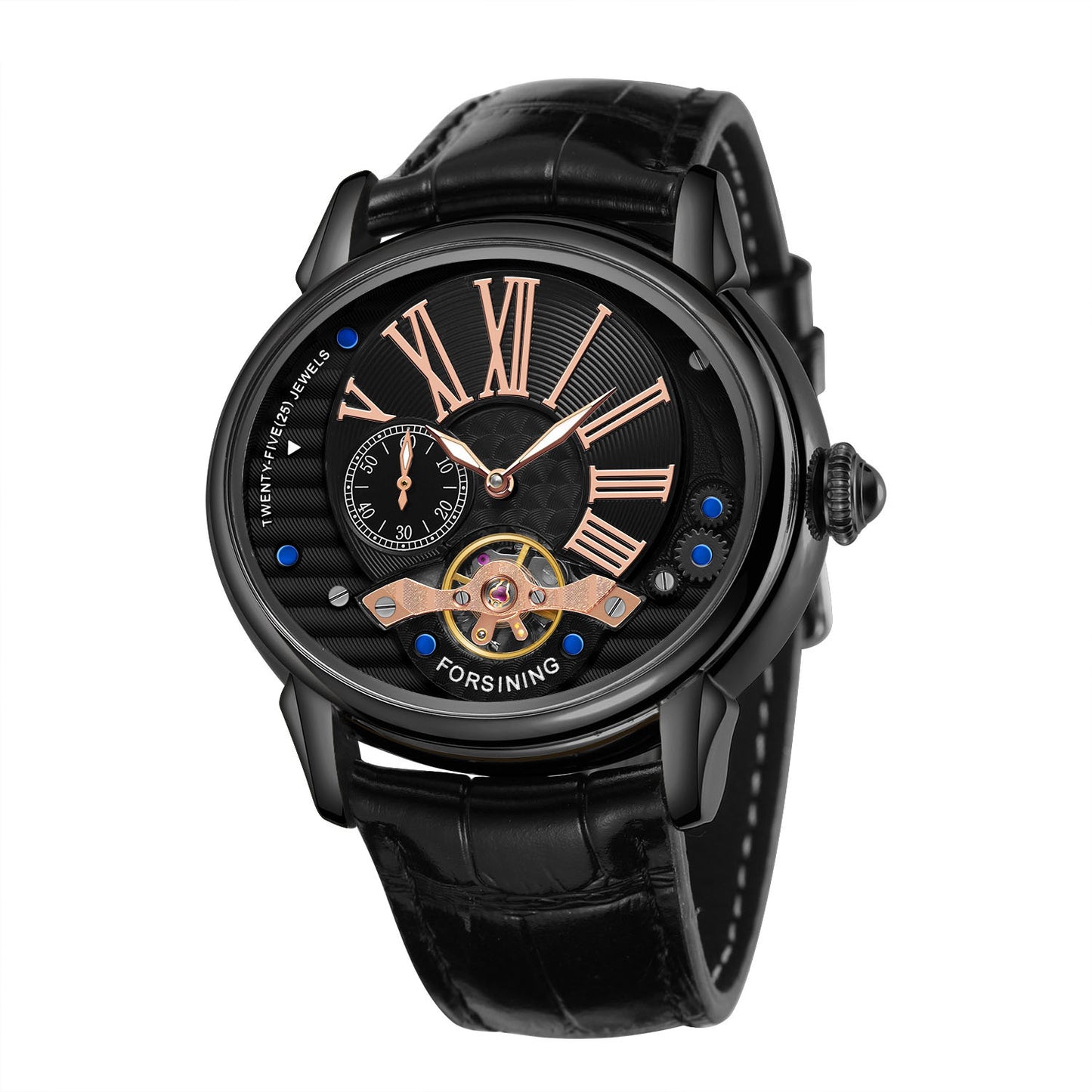 Men's Fashion Dial Flywheel Mechanical Watch